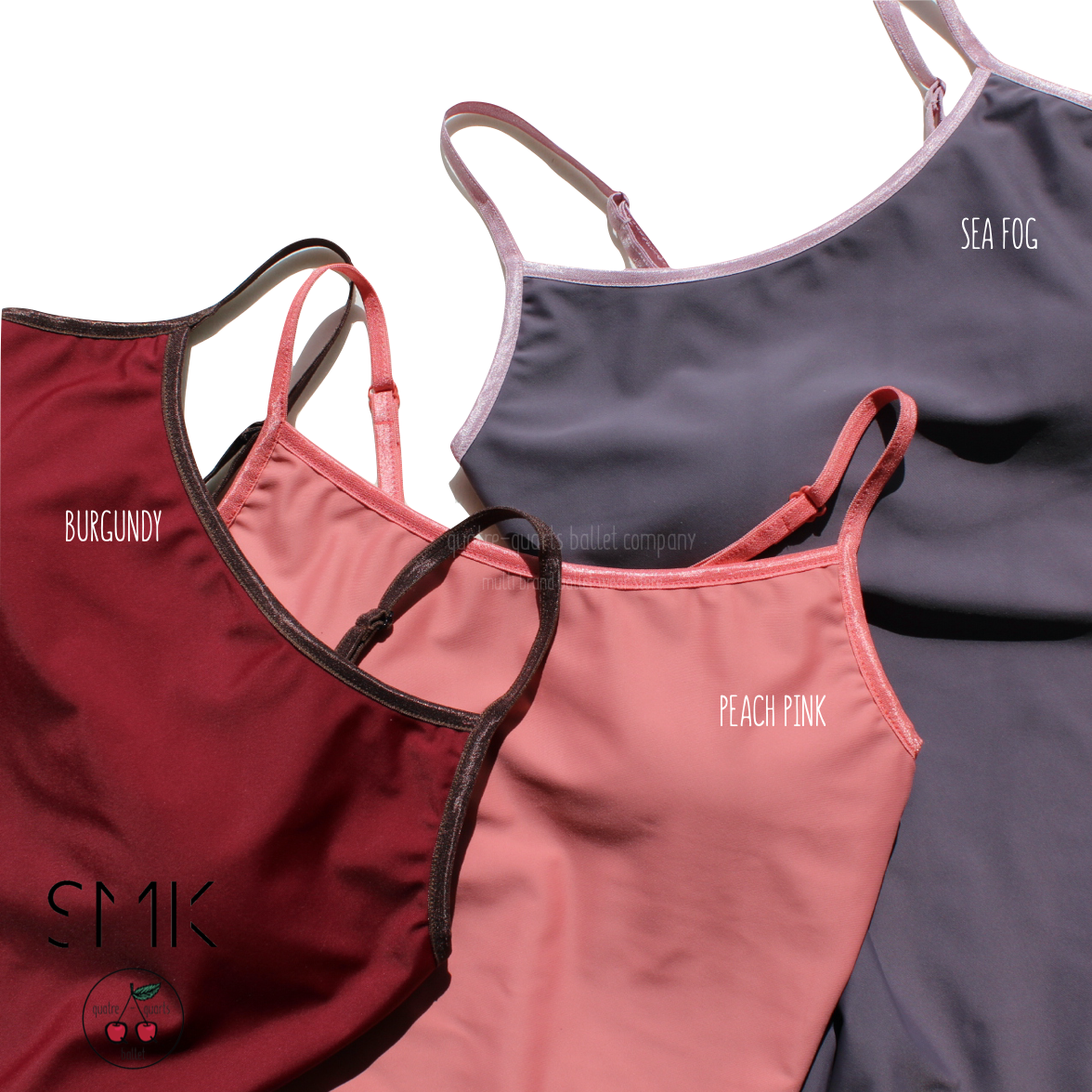 ECONYL® THIN STRAPS LEOTARD with Bra pad | BURGUNDY