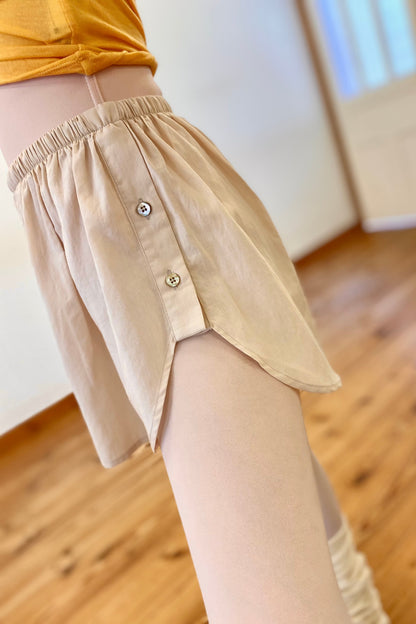 CROOKED – boyfriend boxers – nude