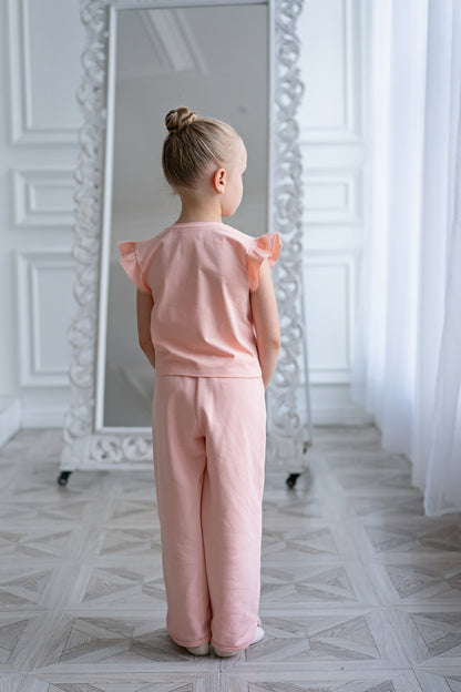 Wings T-shirt | Peach