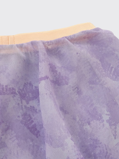 Girls tunique-skirt mini | Pastel lilac