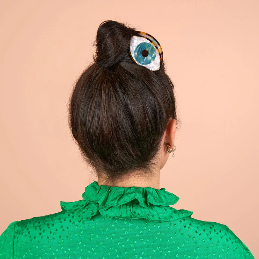 EYE HAIR CLAW - BLUE