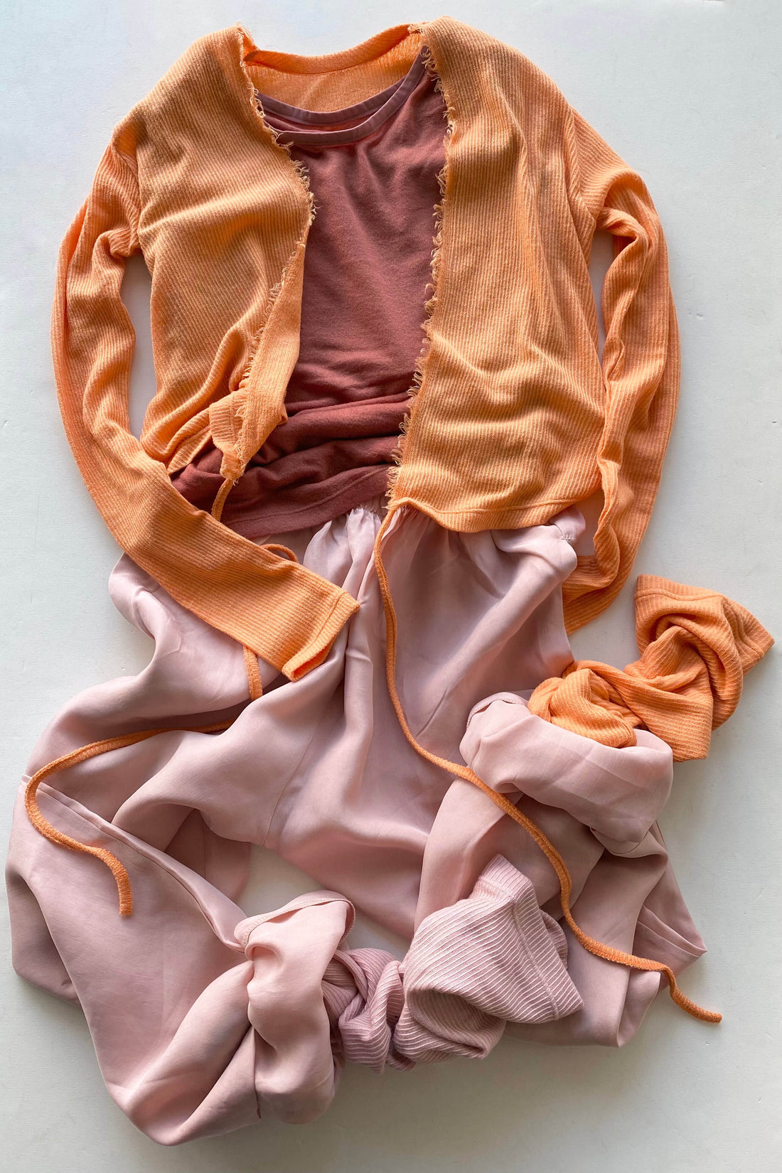 TENCEL™ WRAPPED TOP | ORANGE