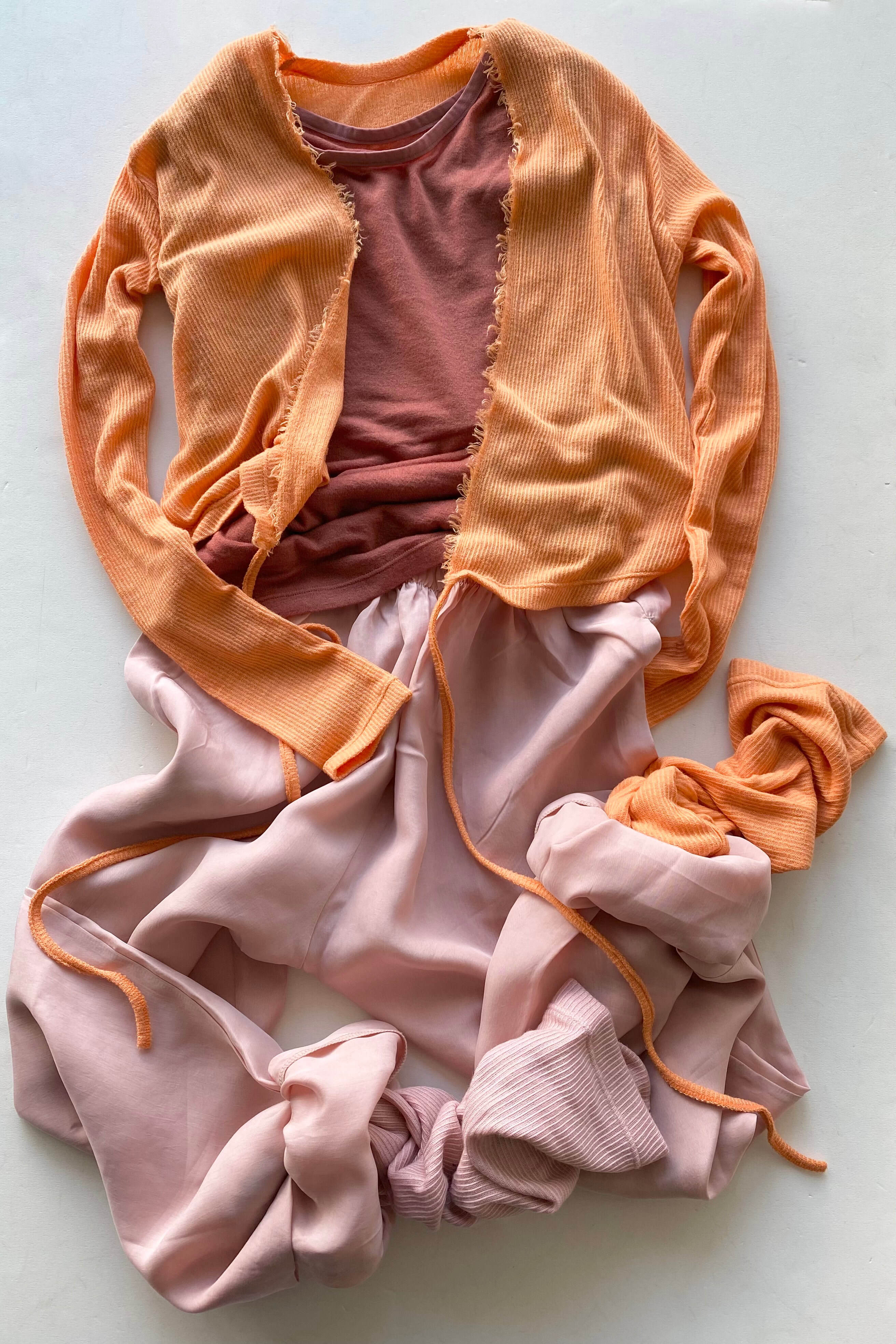 TENCEL™ WRAPPED TOP | ORANGE