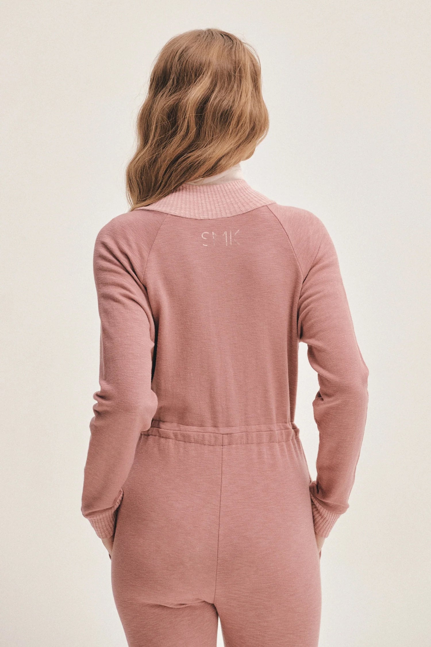 MODAL® FITTED JUMPSUIT | DUSTY PINK