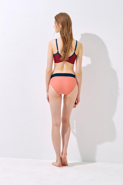ECONYL® BIKINI PANTY | PEACH PINK