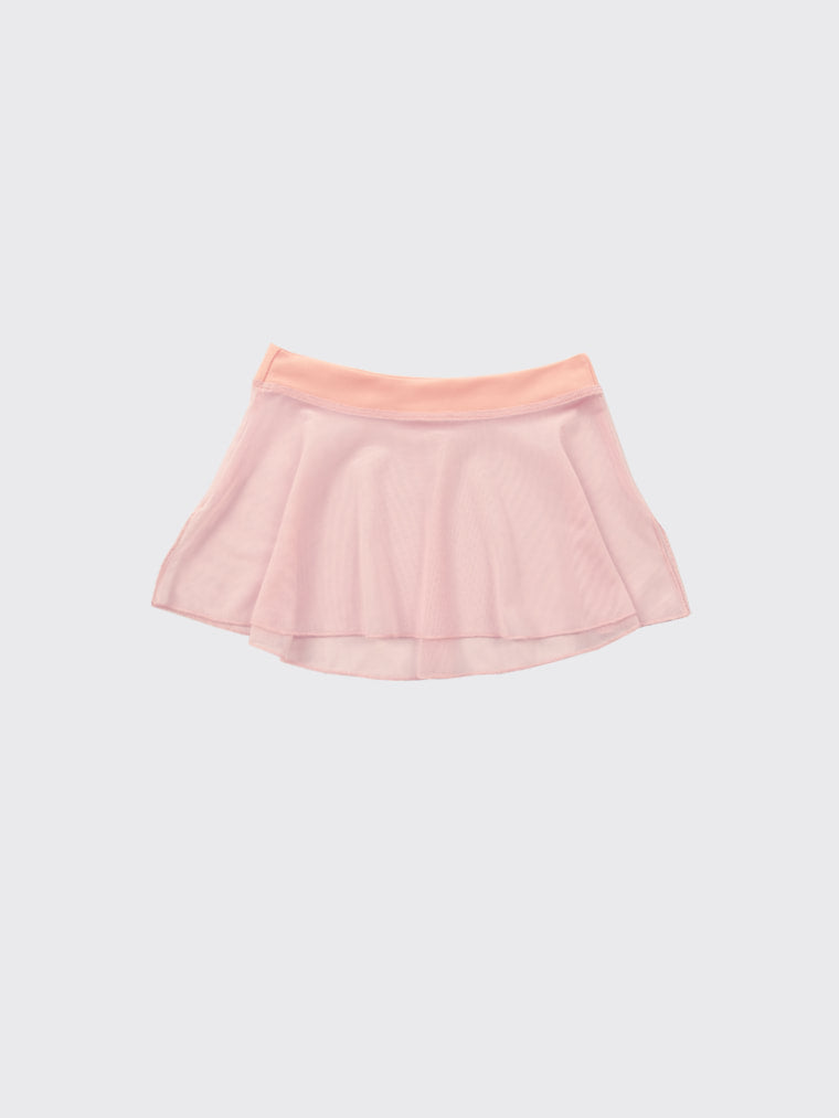 Girls tunique-skirt mini with slits | Pink