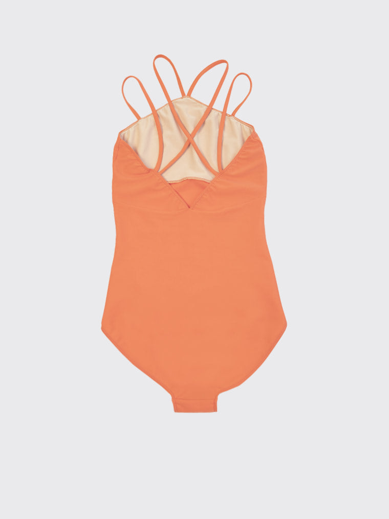 Terpsichore leotard | Pink orange
