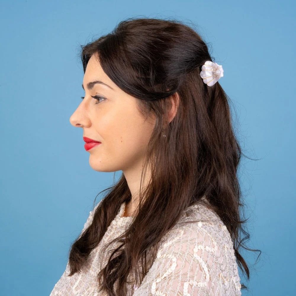 SCALLOP SHELL MINI HAIR CLAW