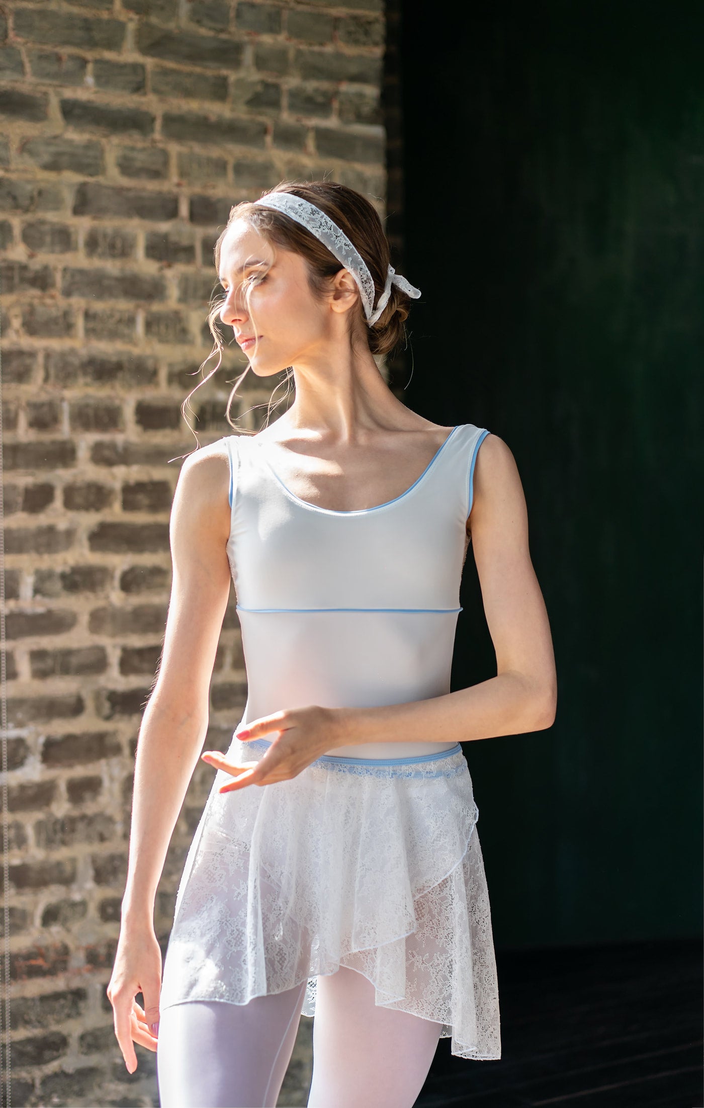 Tunique-skirt mini lace