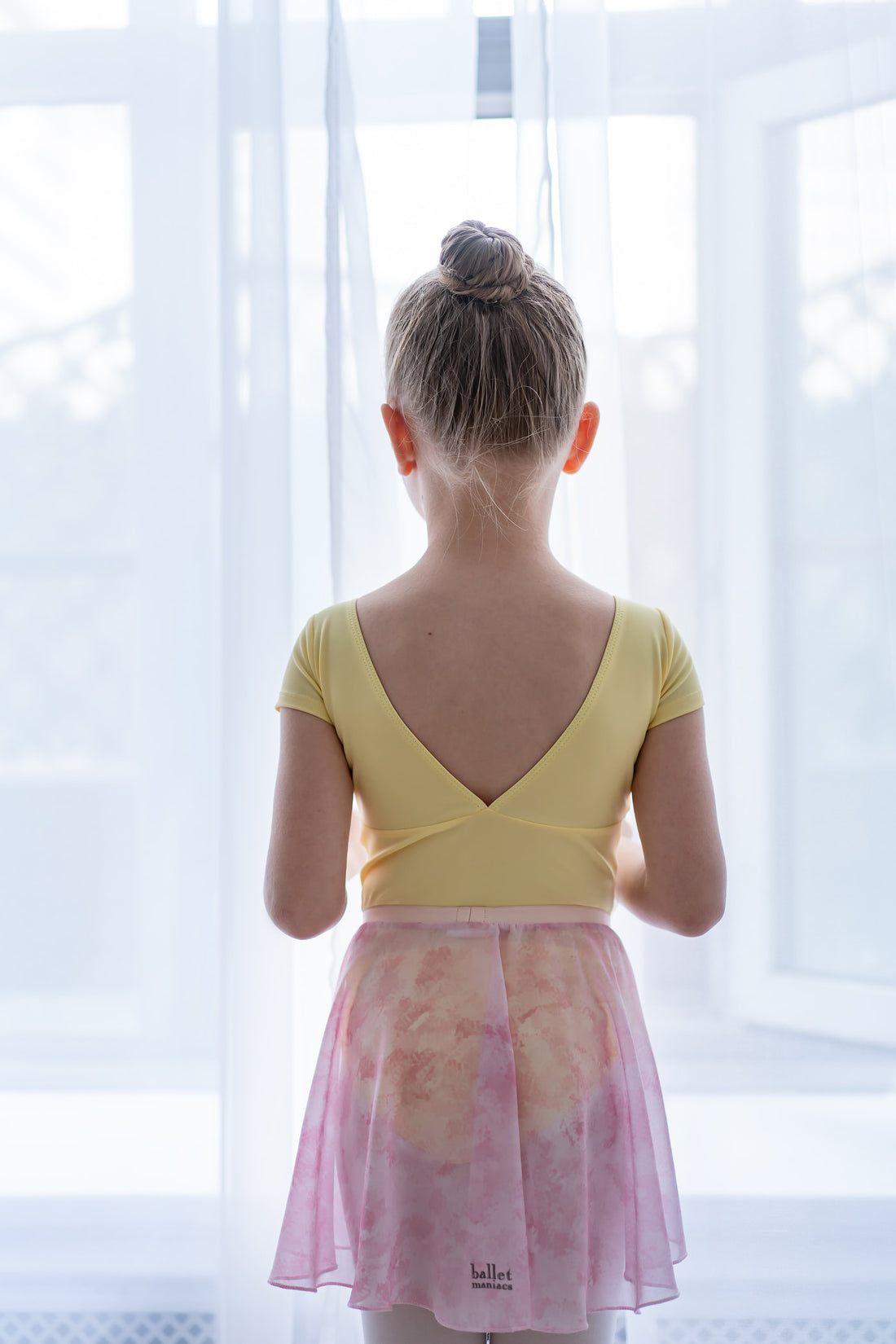 Girls tunique-skirt mini | Pastel pink