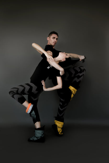 Female T-shirt Natural born Ballet Maniacs Black