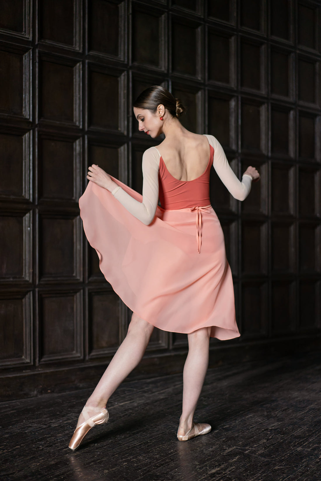 Tunique-skirt midi | Juicy peach