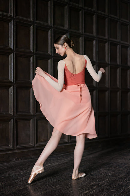 Tunique-skirt midi | Juicy peach