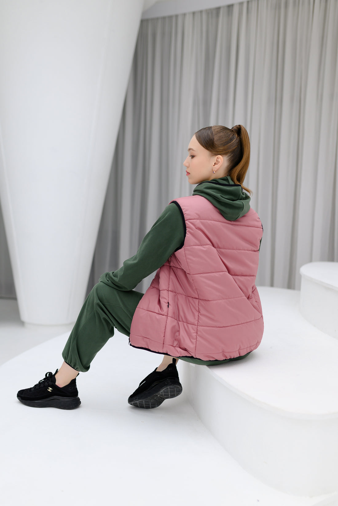 Interstellar vest | Dusty rose