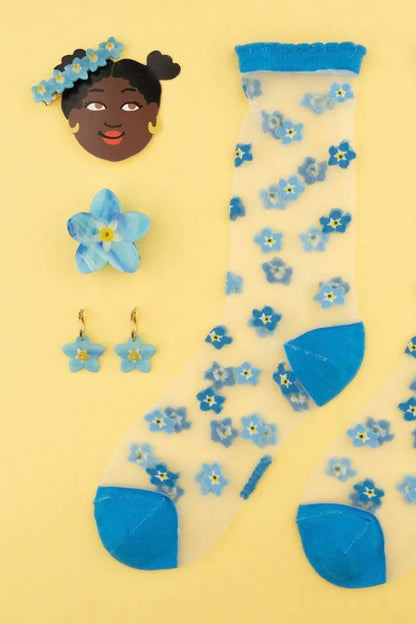 FORGET ME NOT HAIR CLIP