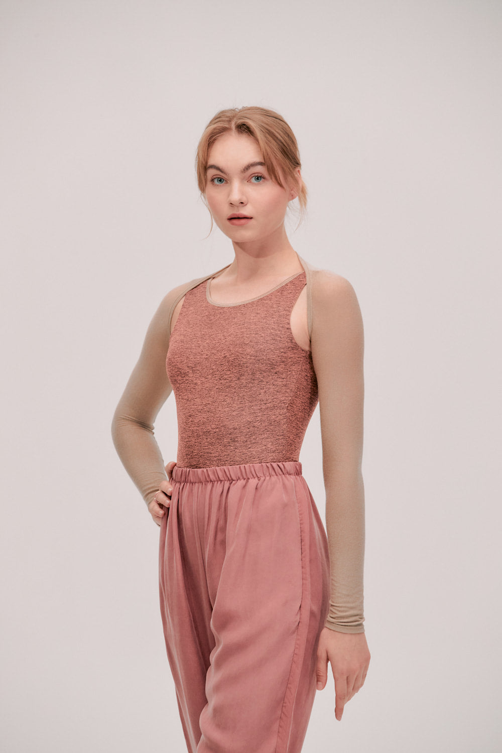 TENCEL™ ARMWARMER | Sand beige