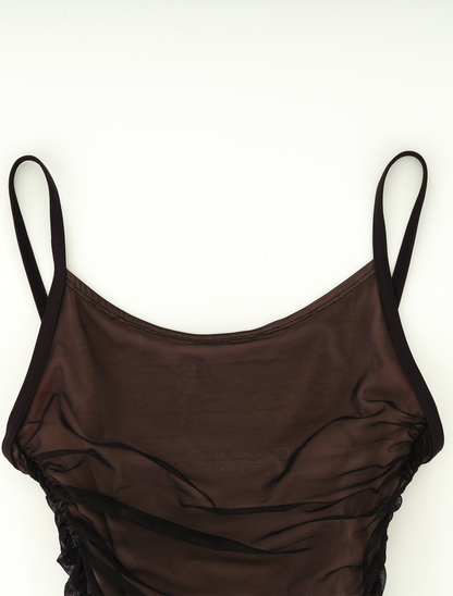 ThirdSkin Mesh-Draped Veil LT | Black