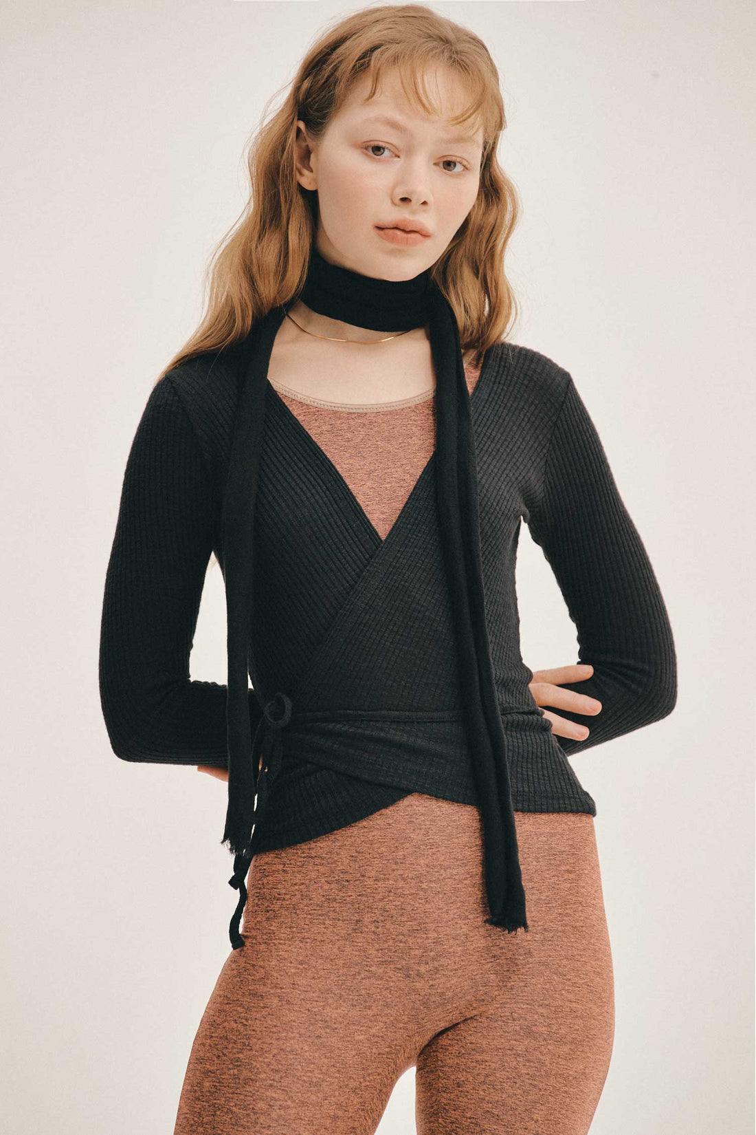MODAL® WRAPPED TOP | Black