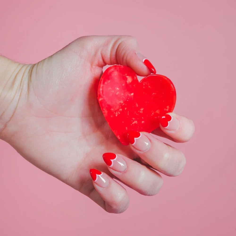 HEART HAIR CLAW