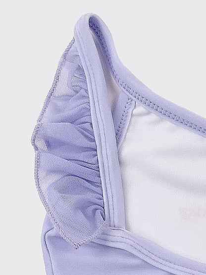 Lilac Fairy girls wings leotard