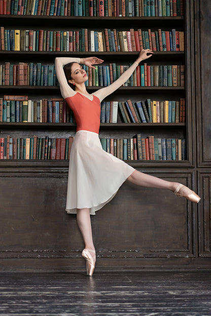 Tunique-skirt midi | Nude