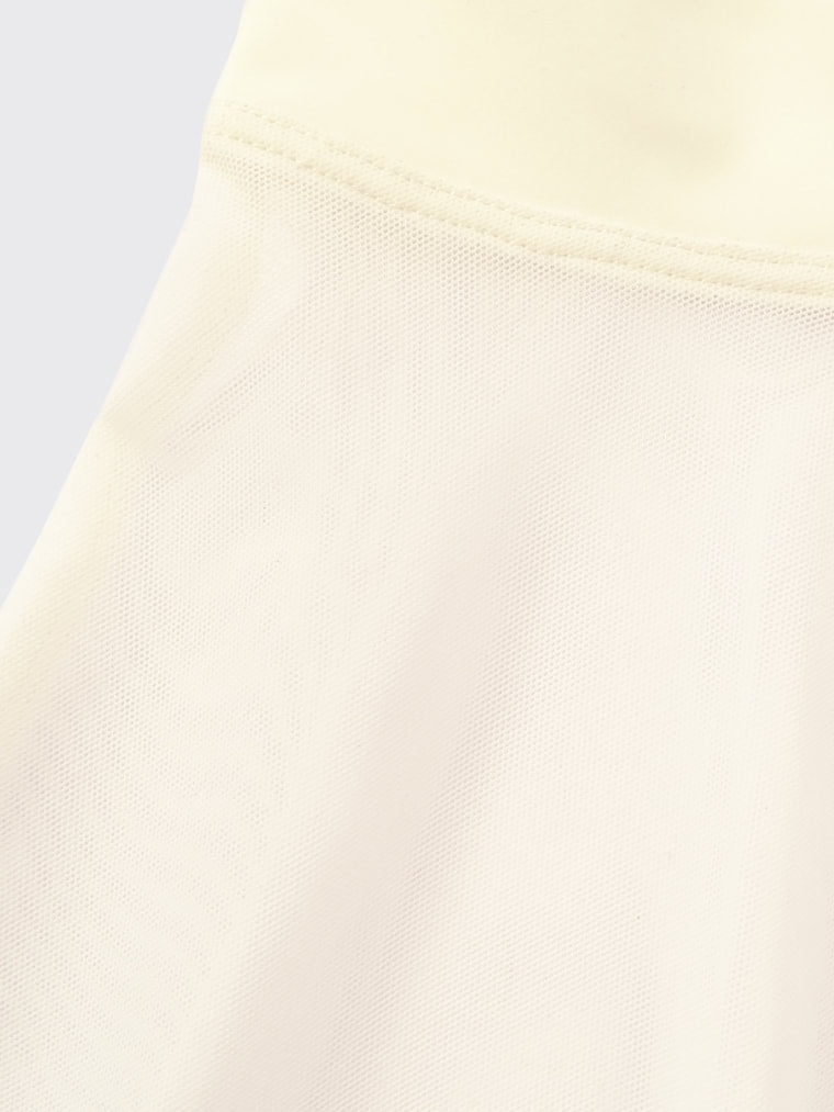 Girls tunique-skirt mini with slits | Champagne