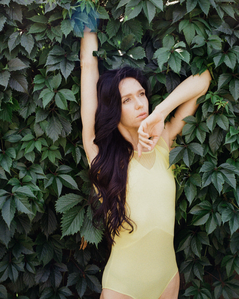 Leotard Papillion | Yellow narcissus