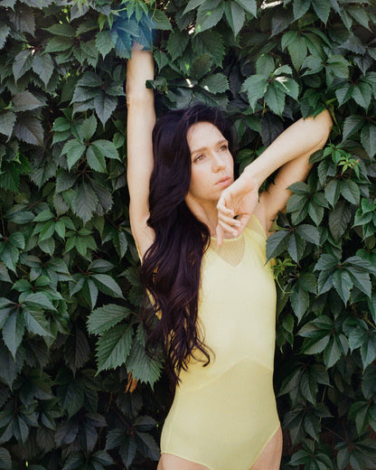 Leotard Papillion | Yellow narcissus