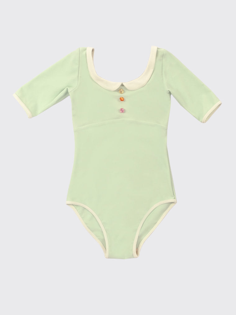 Montpensier girls leotard | Green apple