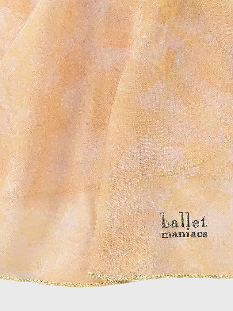 Girls tunique-skirt mini | Pastel yellow