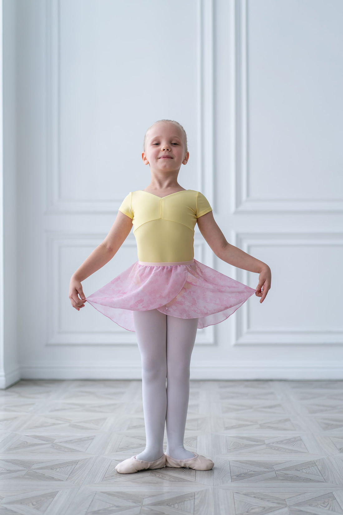 Girls tunique-skirt mini | Pastel pink