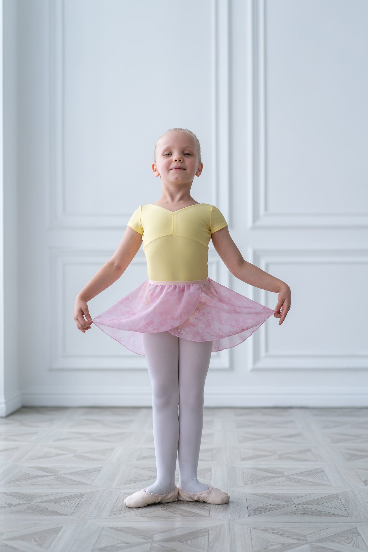 Girls tunique-skirt mini | Pastel pink