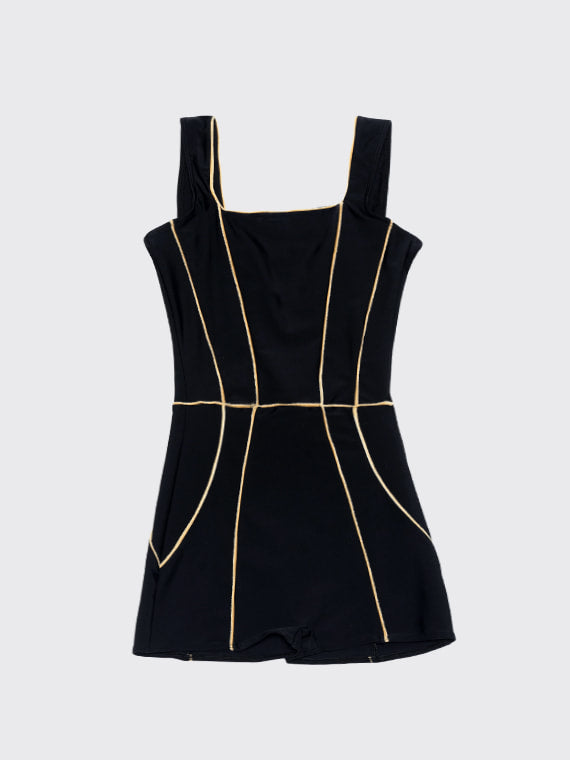 Corset leotard | Black