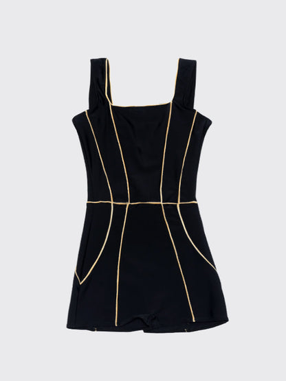 Corset leotard | Black