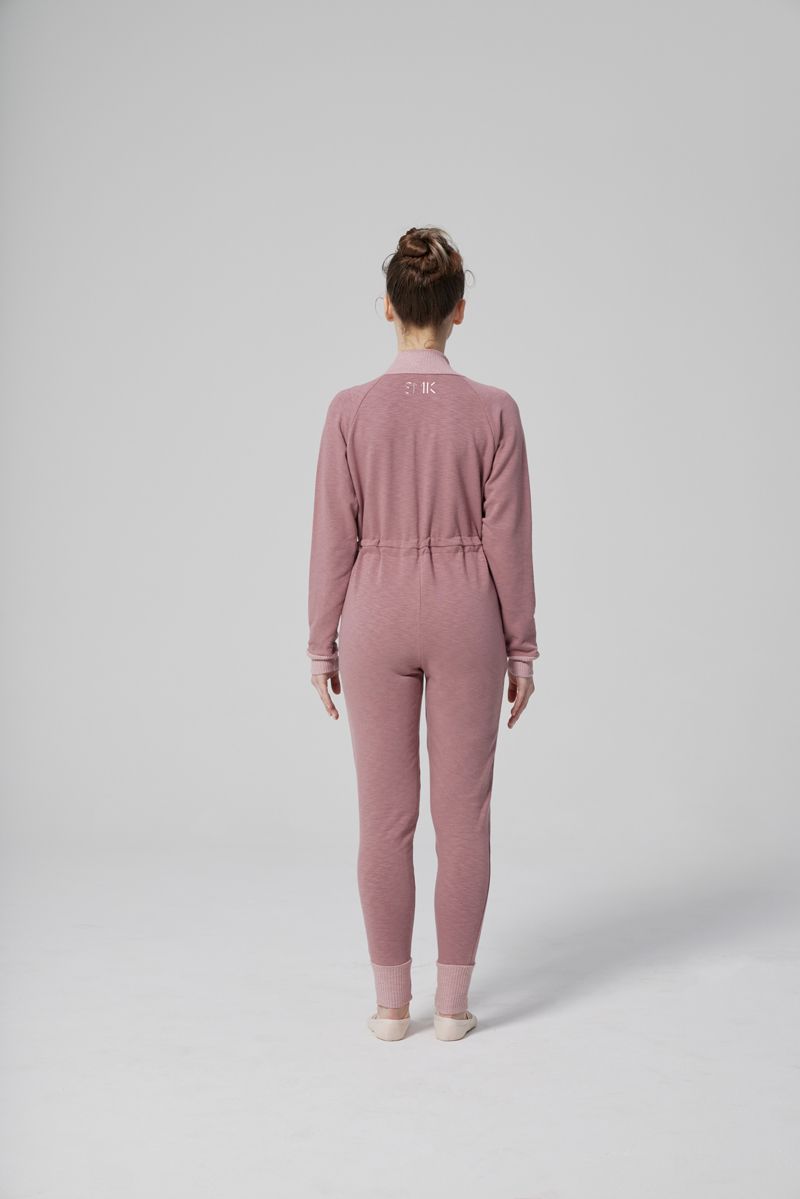 MODAL® FITTED JUMPSUIT | DUSTY PINK