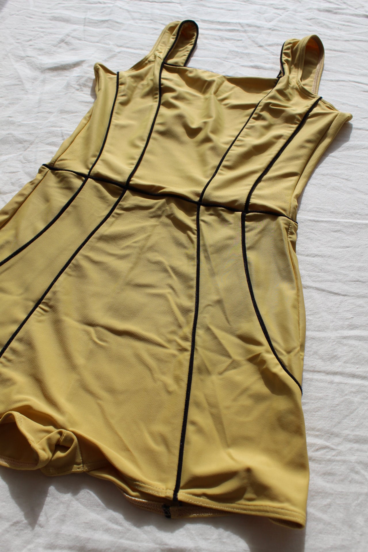 Corset leotard | Gold