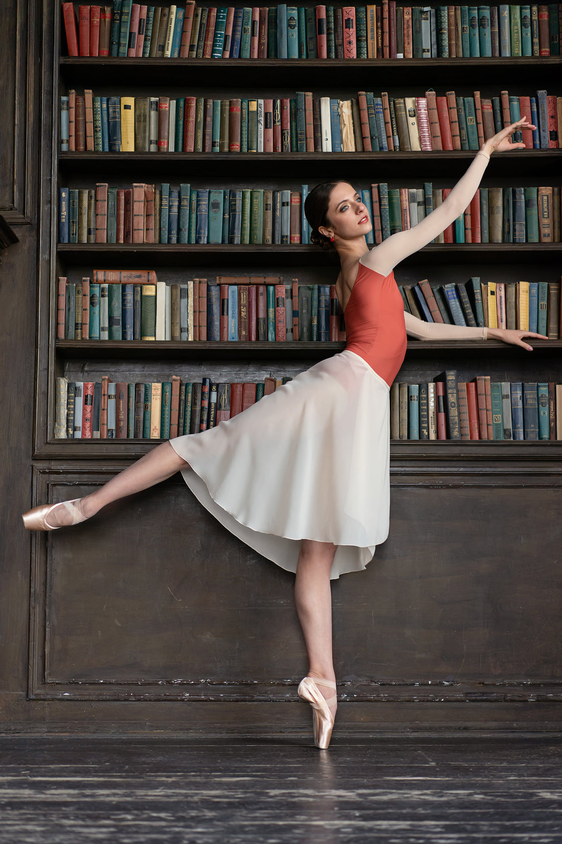 Tunique-skirt midi | Nude
