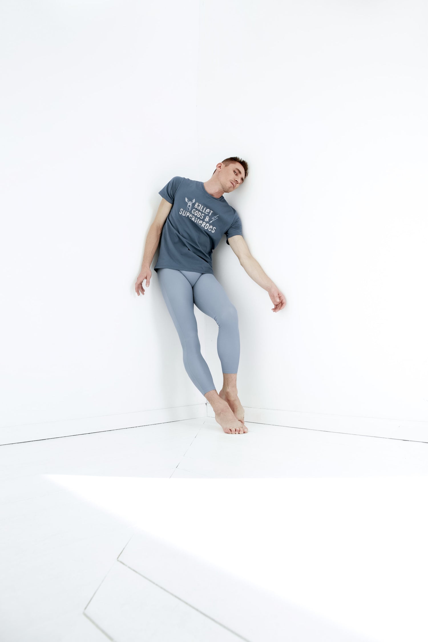 Male T-shirt Ballet Gods &amp; Superheroes Thundercloud