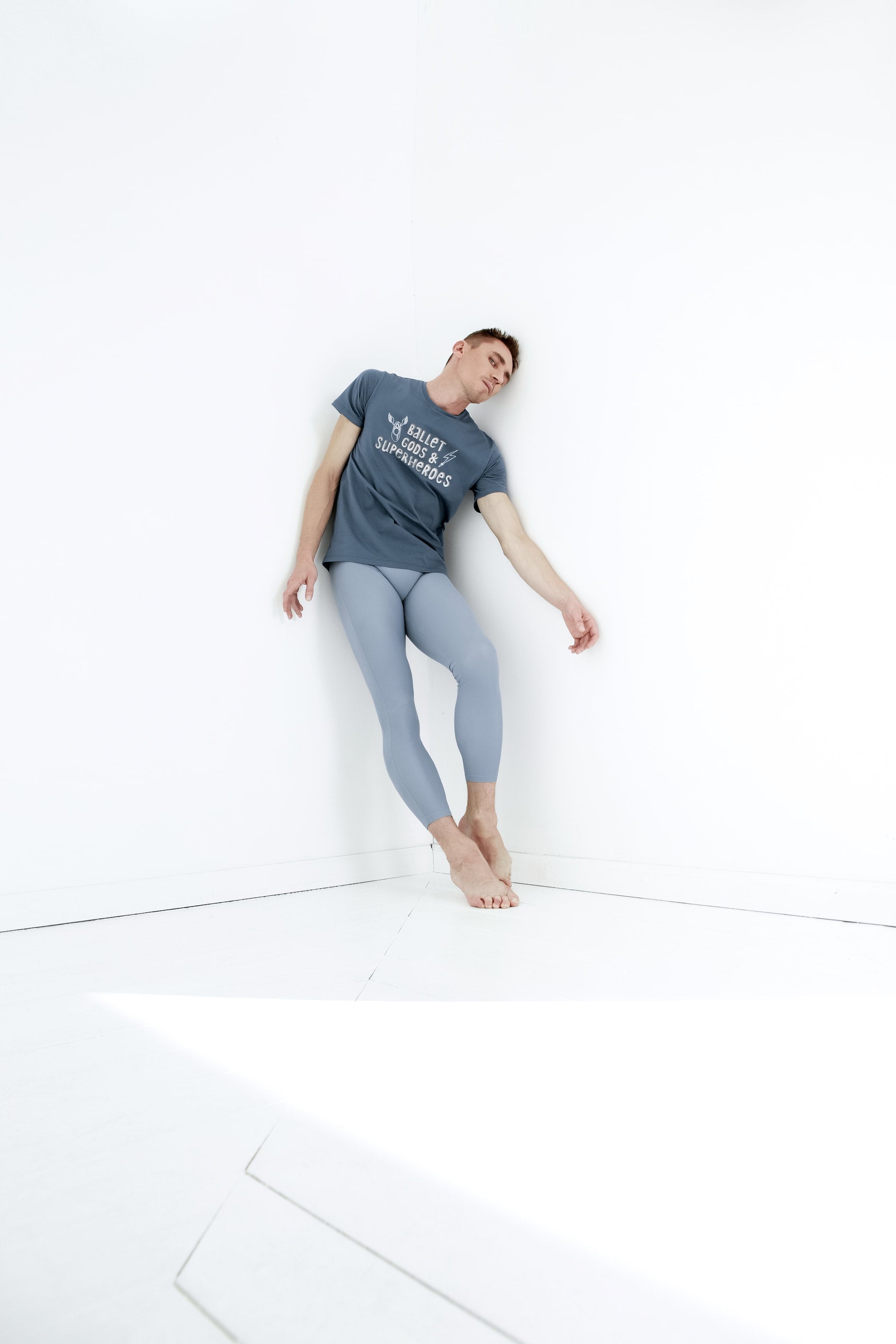 Male T-shirt Ballet Gods &amp; Superheroes Thundercloud