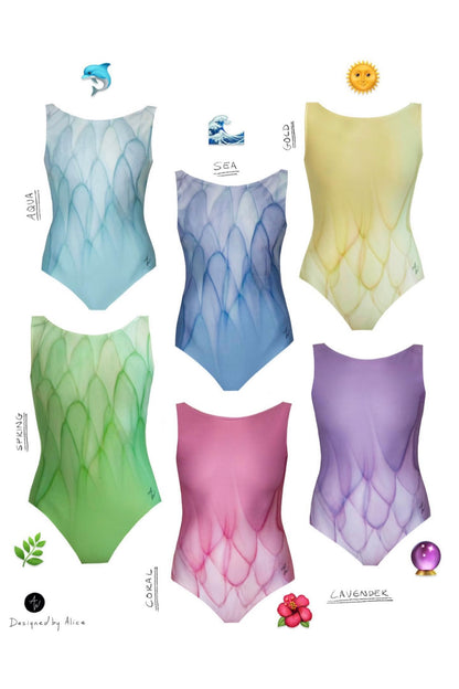 BODYSUIT // LAVENDER SOMEFISH