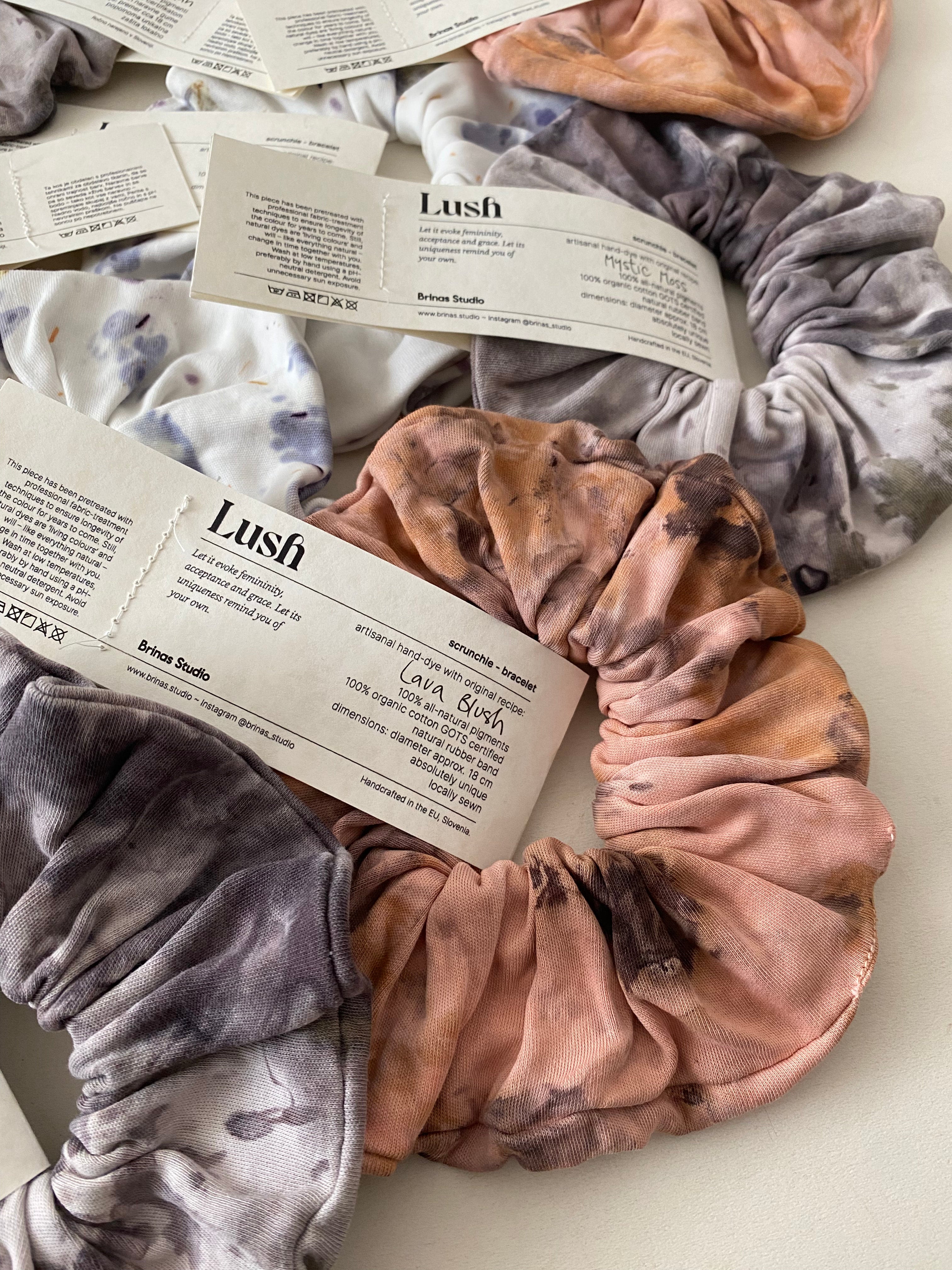 Lush scrunchie | Lava Blush