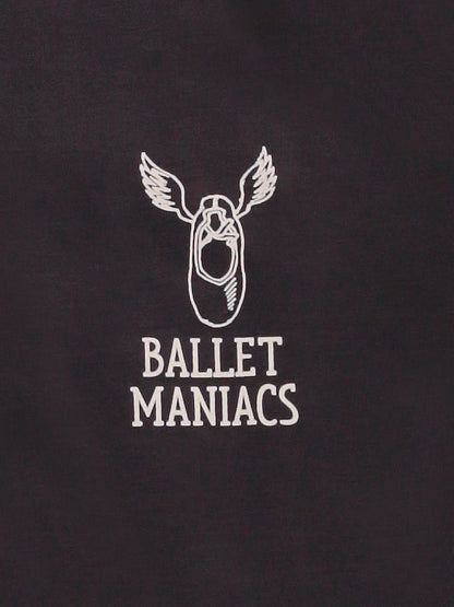 Female T-shirt Ballet Gods &amp; Superheroes Graphite