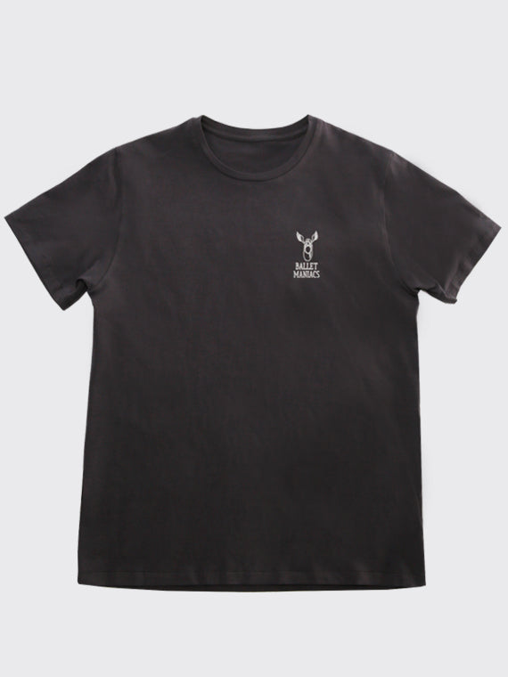 Female T-shirt Ballet Gods &amp; Superheroes Graphite