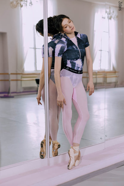 Translucent Rashguard t-shirt | pink