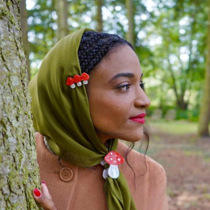 MUSHROOM HAIR CLIP