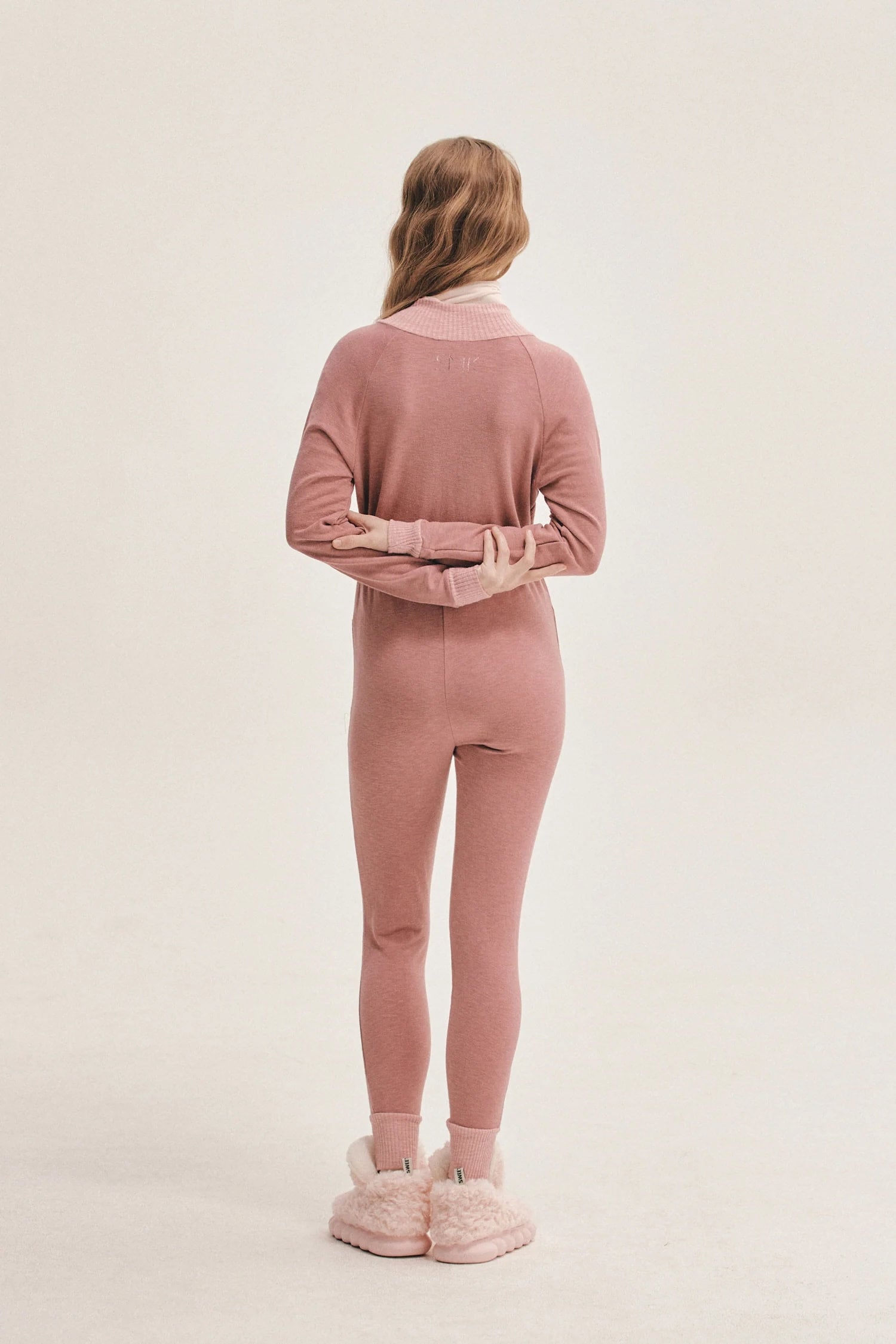 MODAL® FITTED JUMPSUIT | DUSTY PINK