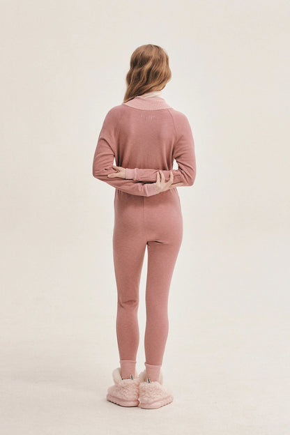 MODAL® FITTED JUMPSUIT | DUSTY PINK