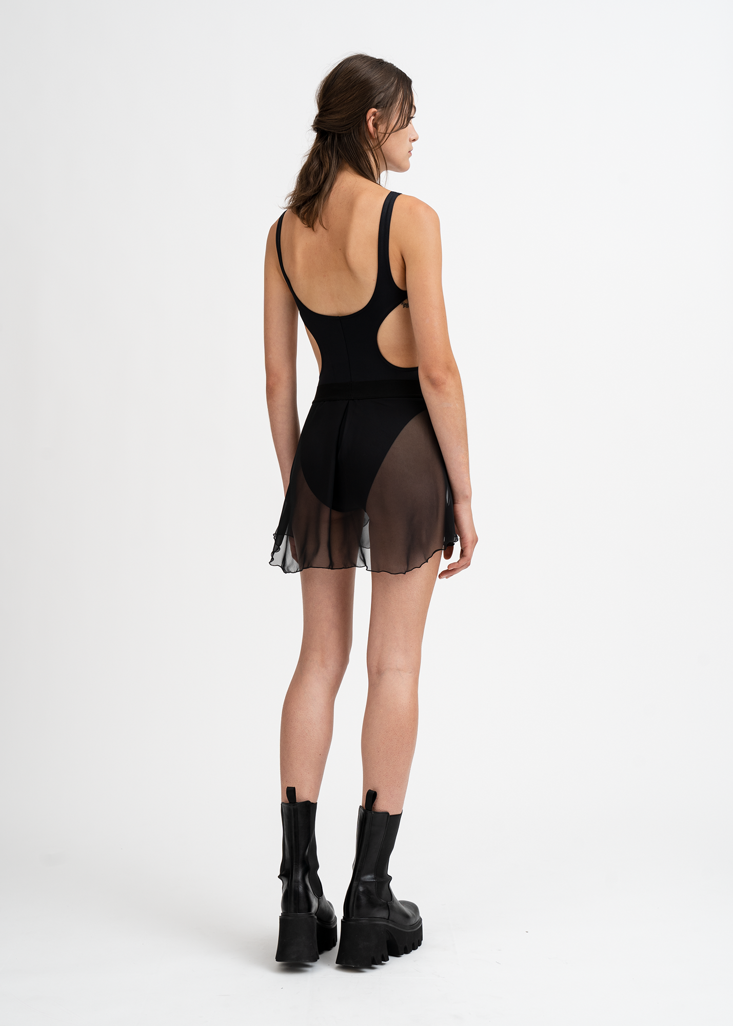 The Black Mini Skirt
