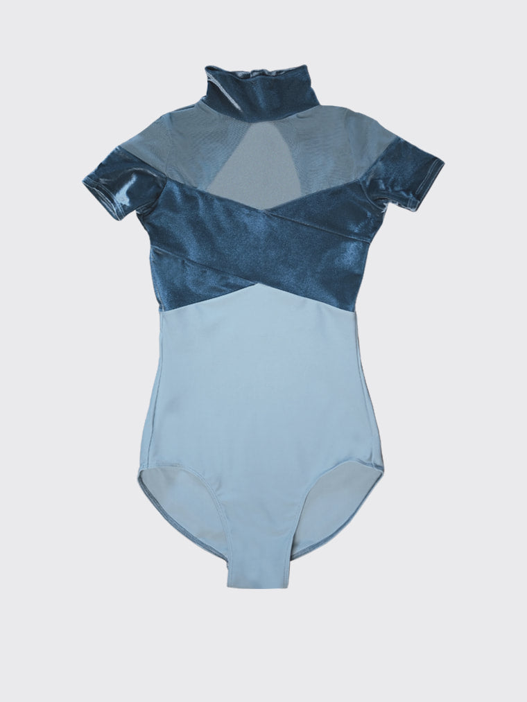 Assoluta leotard | Iced turquoise