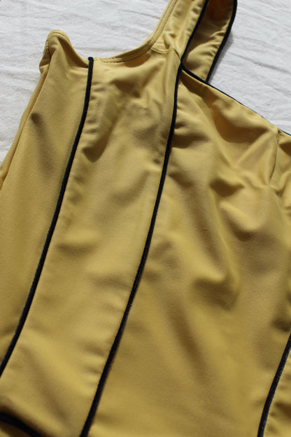 Corset leotard | Gold